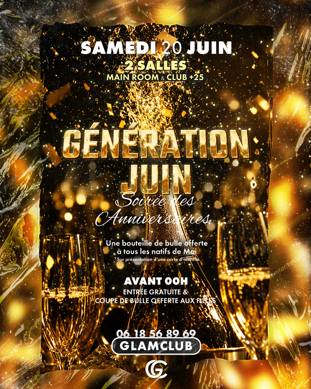 Affiche de la soirée Génération Juin