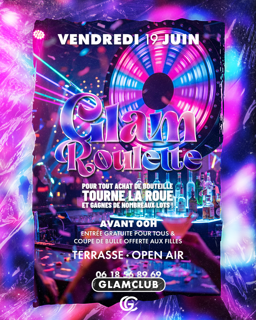 Affiche de la soirée Glam Roulette